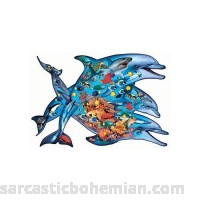 Deep Blue Sea 1000 Piece Shaped Dolphin Puzzle by Sunsout by SunsOut  B01LW33JU3